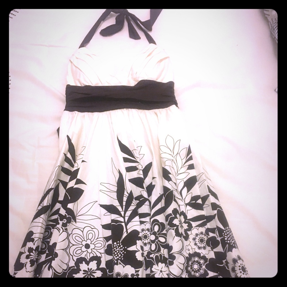 Juniors Party Dress ivory/Brown